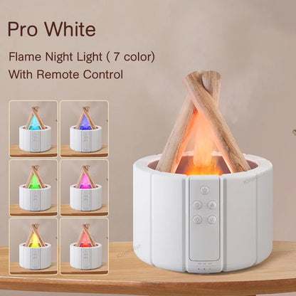 Humidificador LED Efecto Llama 🔥
