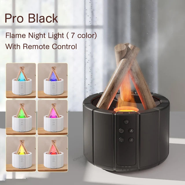 Humidificador LED Efecto Llama 🔥