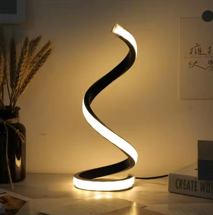 Lámpara LED Espiral Moderna ✨