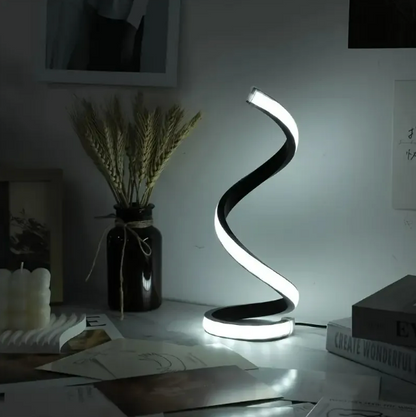 Lámpara LED Espiral Moderna ✨