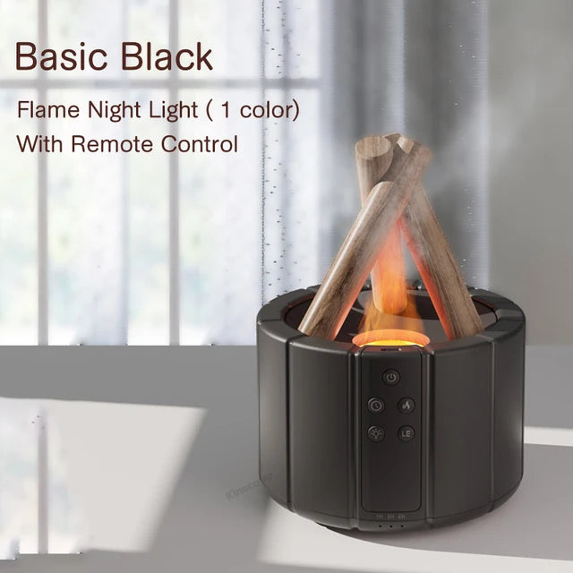 Humidificador LED Efecto Llama 🔥