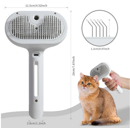 Cepillo Eléctrico Removedor de Pelo para Mascotas